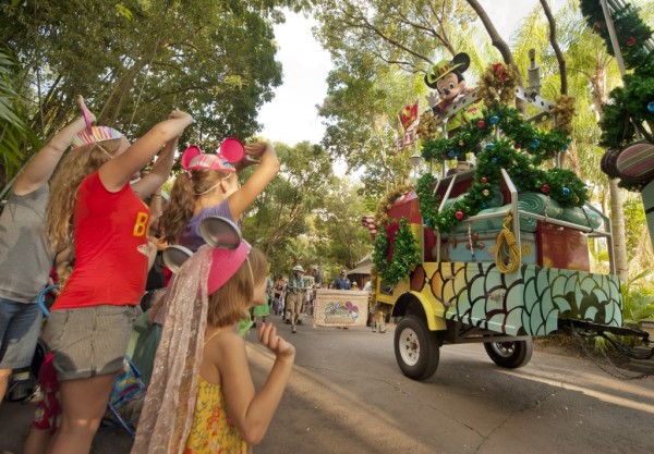 Jingle Jungle Parade at Animal Kingdom ©Disney