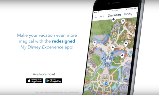 Newly Redesigned My Disney Experience App Released
